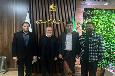 امروز و با حضور در محل استانداری خوزستان :